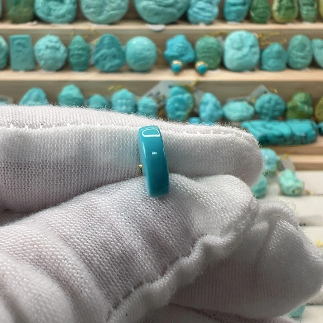 未镶嵌绿松石直切珠9.8x3.3mm