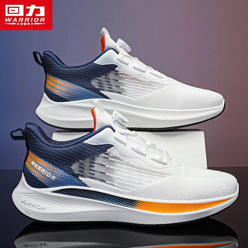 回力跑步运动鞋2025秋季网面新款男士休闲潮鞋增高秋季透气网鞋