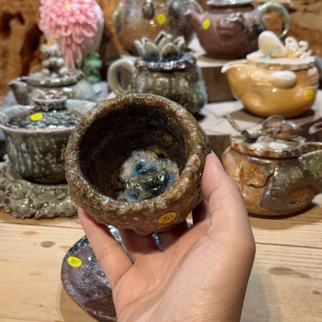 【闪购商品】柴烧茶具手工茶杯261