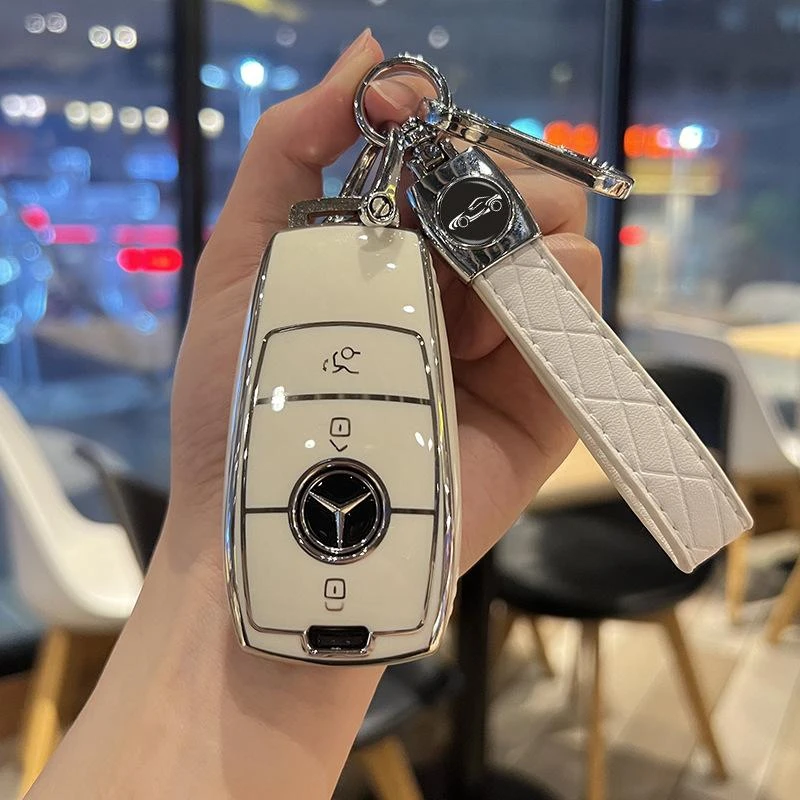 奔驰e300l钥匙套gle350汽车a200l c260l glc壳扣glb220男gla200
