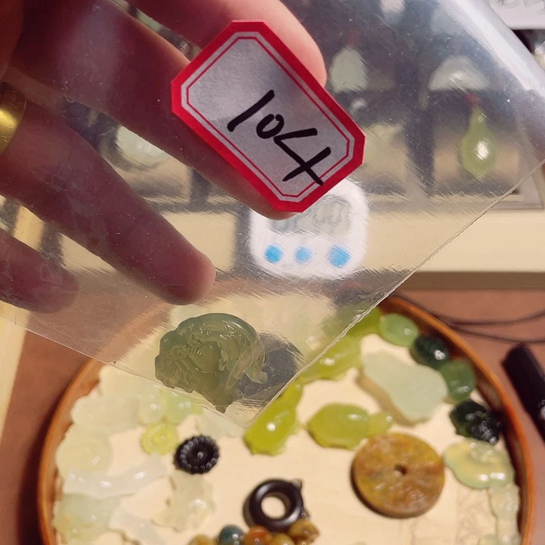 蛇纹石玉合金颈饰N*