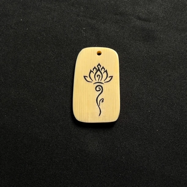 H41072 莲花 只做天然猛犸牙