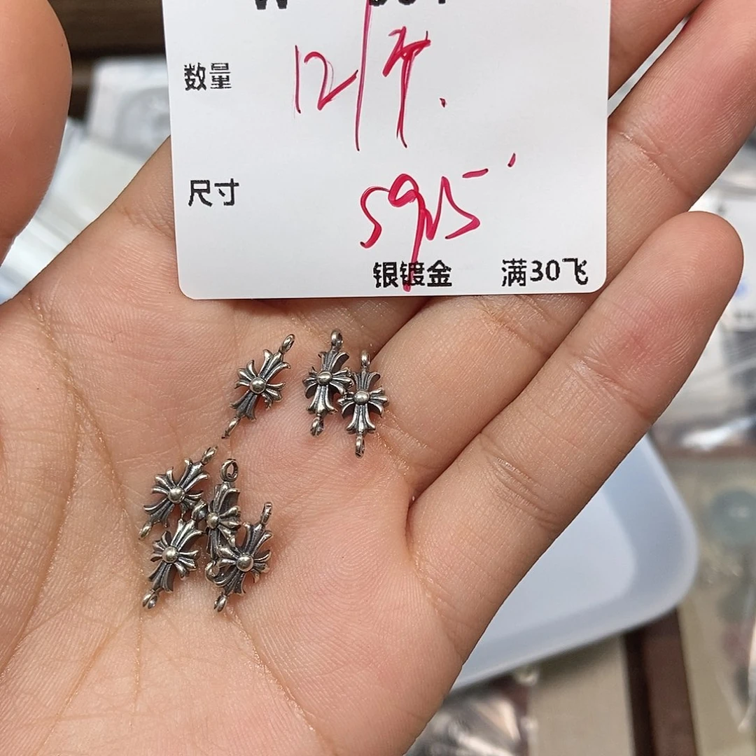 颈饰银S925镶嵌水晶W564