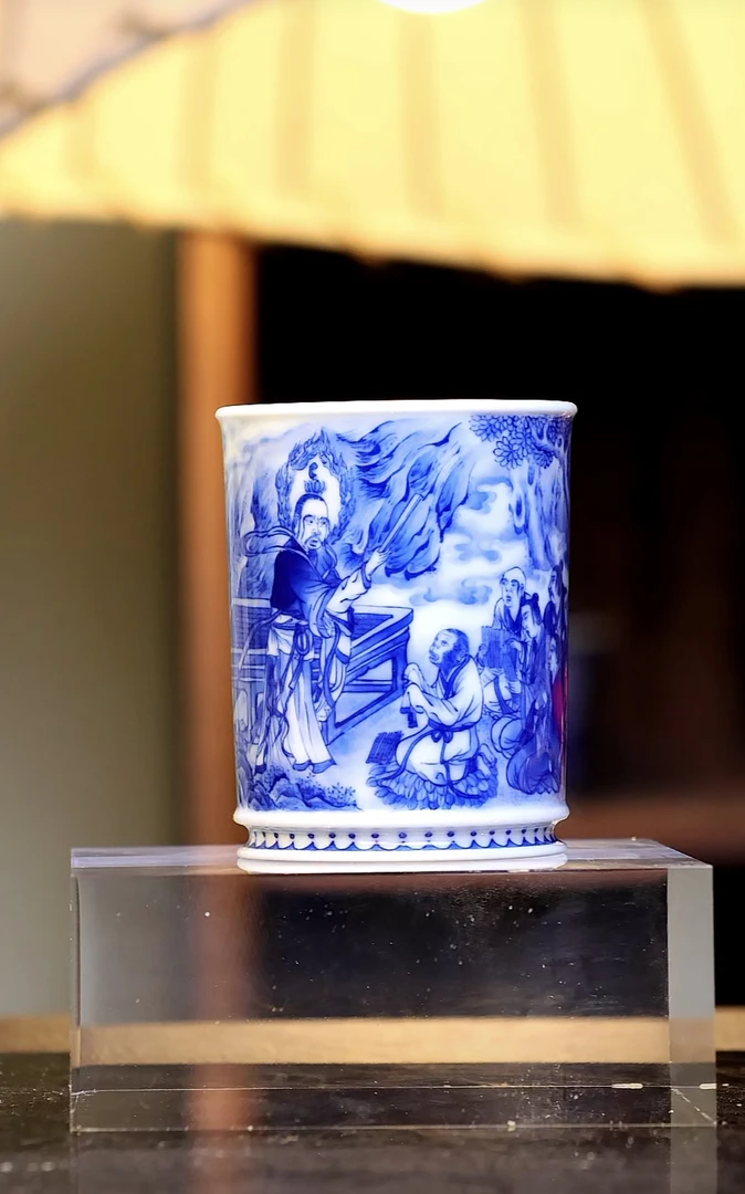 晓竹窑 悟空学艺直口杯