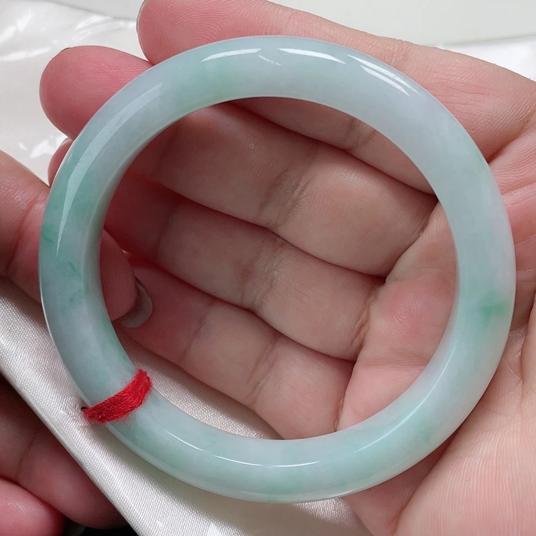 翡翠手镯未镶嵌缅甸翡翠手镯58圈