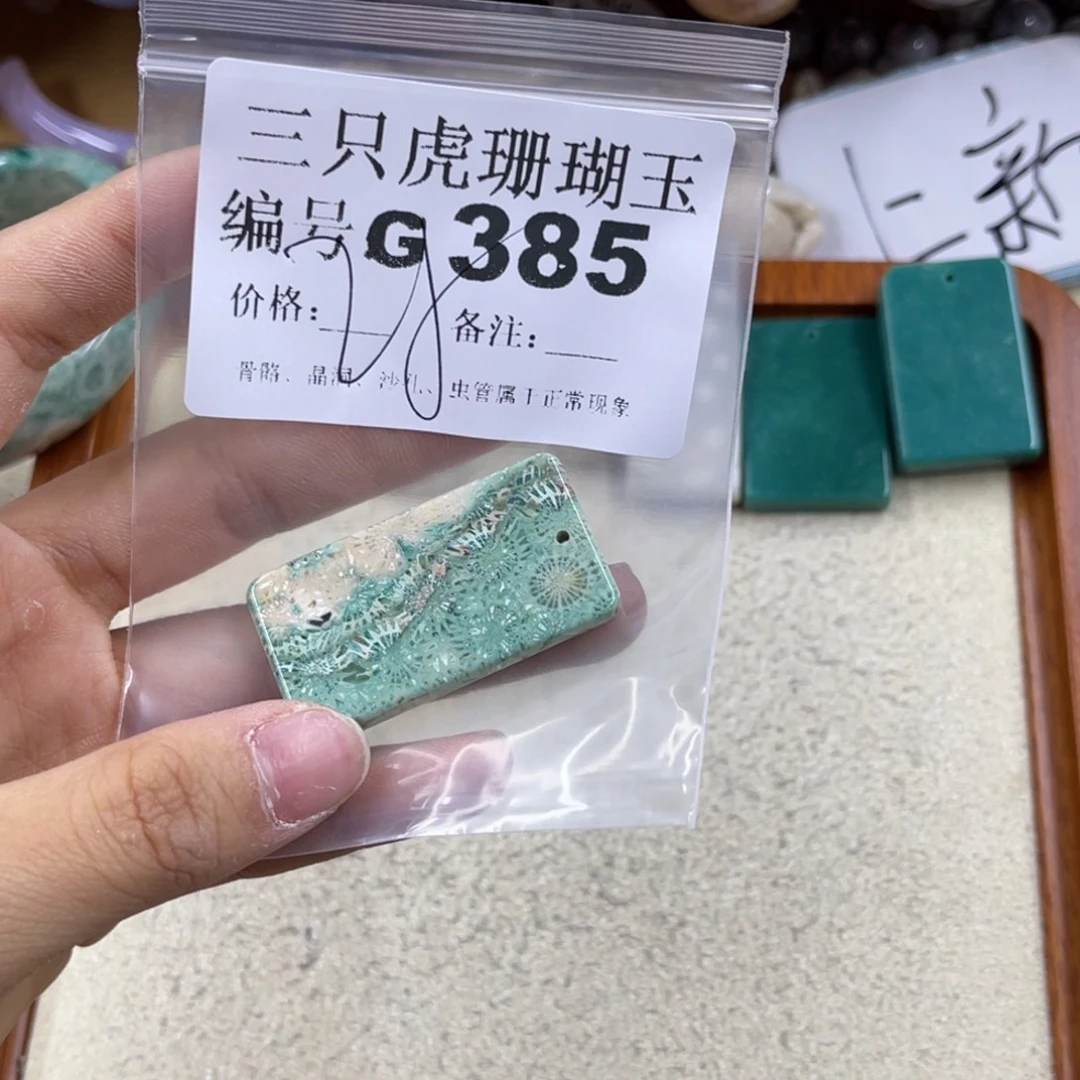 夏****硅化珊瑚（珊瑚玉）未镶嵌h