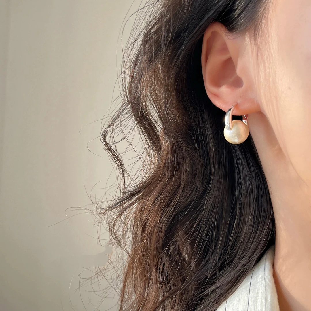合金仿珍珠耳饰 气质日韩耳钉精致复古ins耳饰