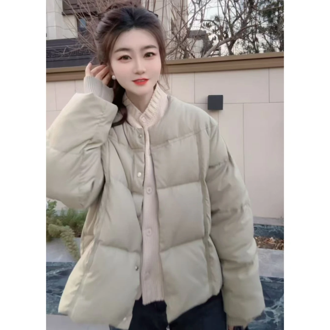 『 都市设计H』简约设计百搭时尚高品质厚款羽绒服12236