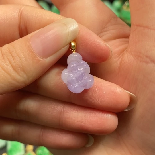 颈饰未镶嵌翡翠吊坠