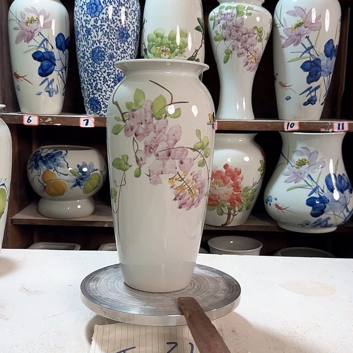 瓶高32紫藤新款陶瓷陶瓷