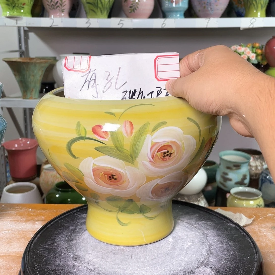 景德镇陶瓷花盆123