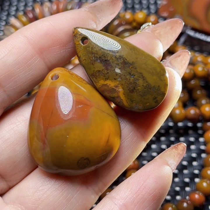 玛瑙/玉髓颈饰未镶嵌橙*