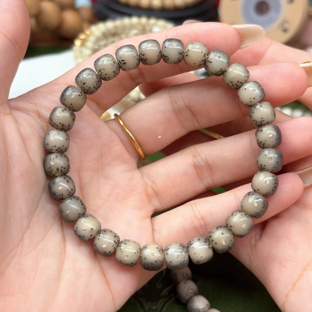 星月菩提手串78老型❗️全玉化小冰糖❗️石玉料❗️