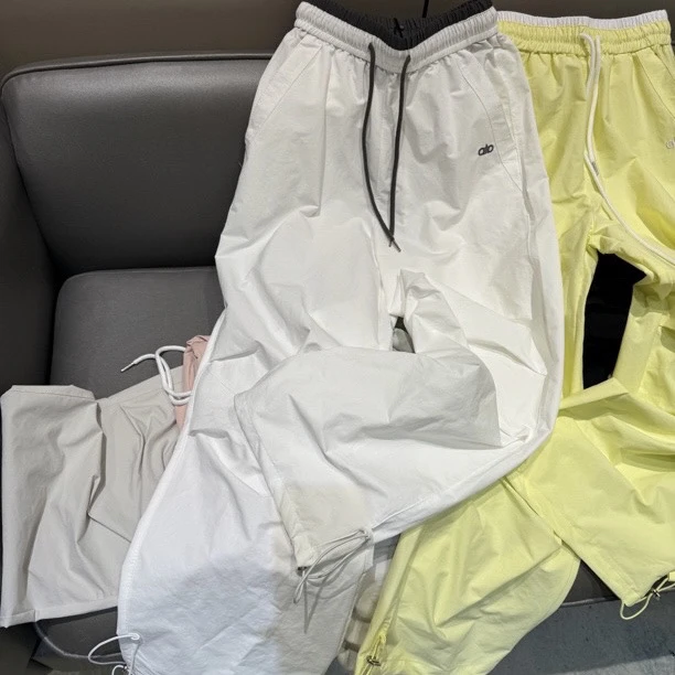 夏季轻薄透气速干时尚百搭弯刀休闲裤303