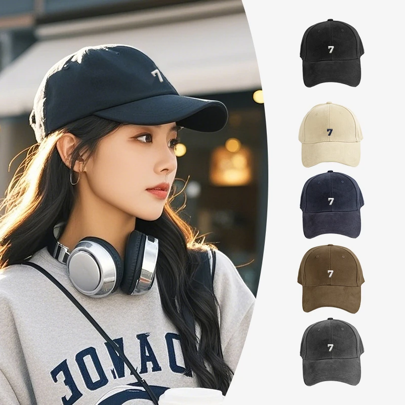 【时尚百搭】新款大头围棒球帽百搭深顶大宽檐字母刺绣帽子鸭舌帽