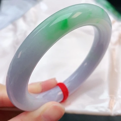 未镶嵌手镯翡翠54圆条882885