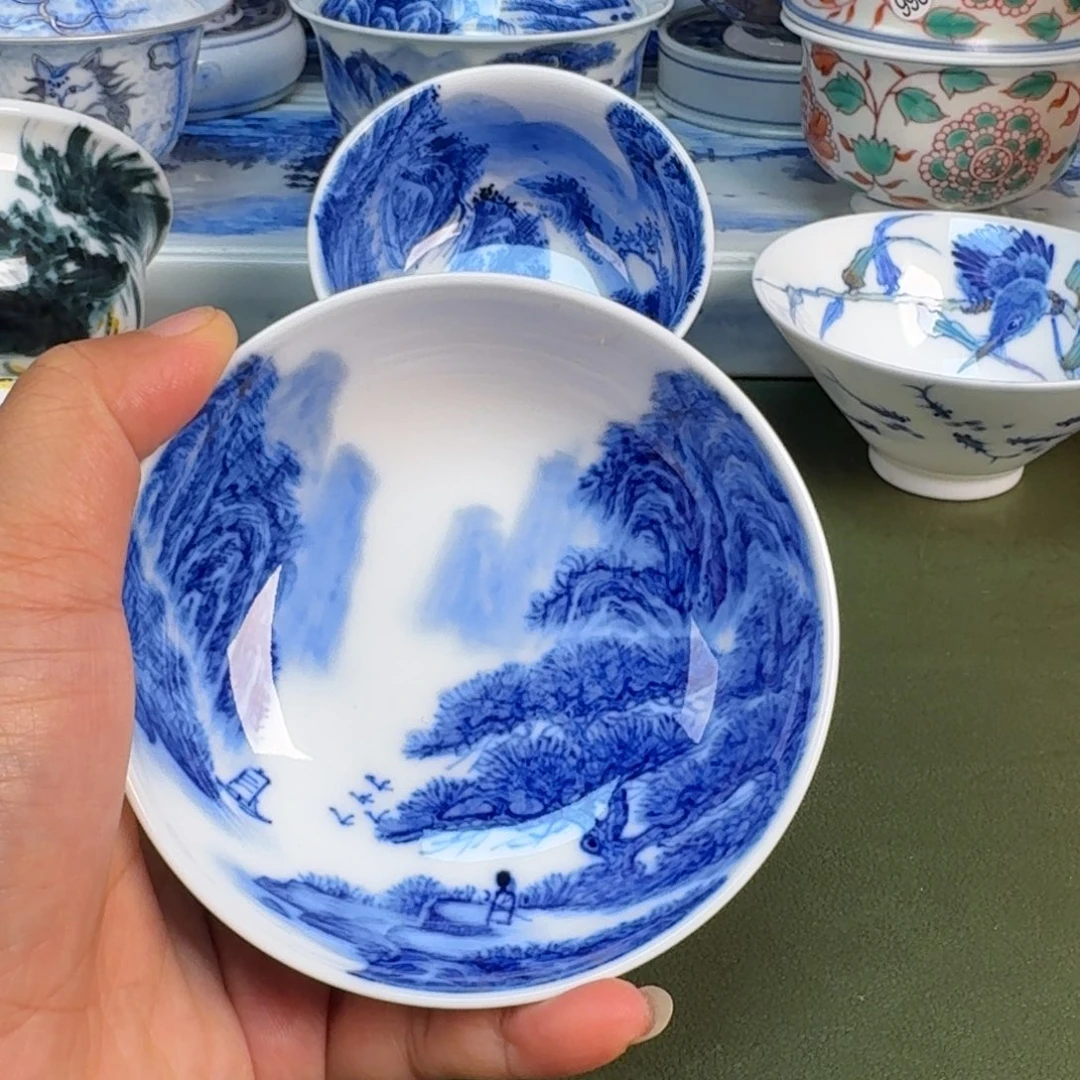 陶瓷景德镇纯手绘茶具圆圆206