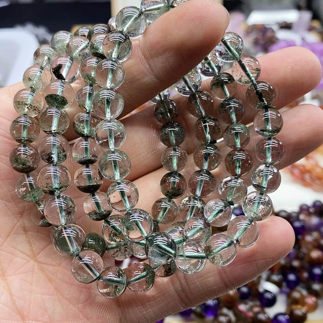 水晶手串未镶嵌多样性发货发一条