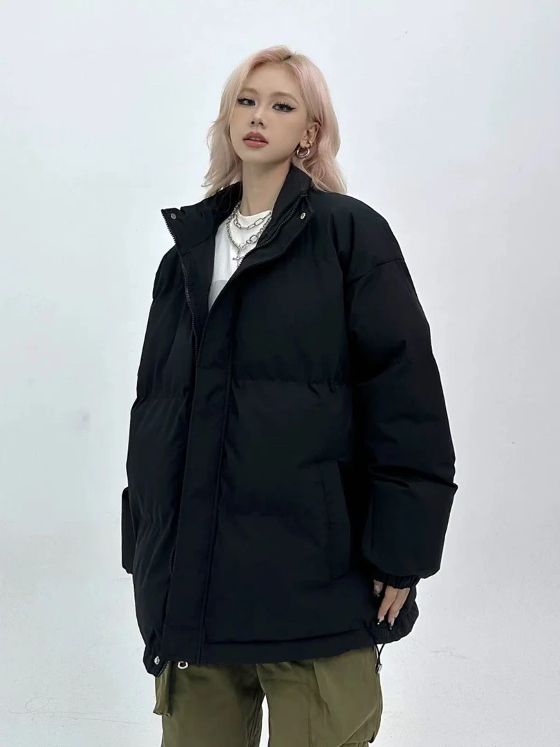 F12-1/ZBJM两色“数字码纯色”棉服外套上衣（365）