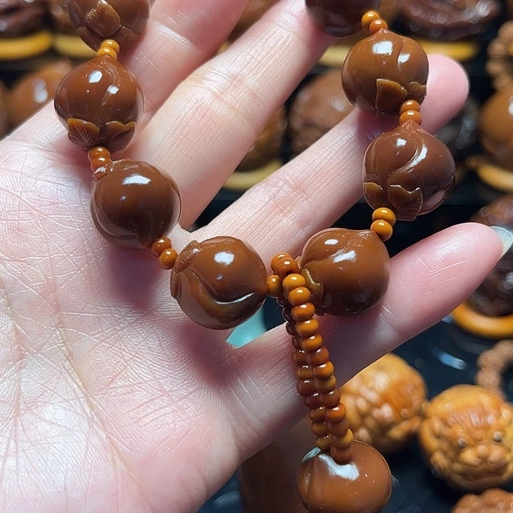 橄榄核手串/手链啸**海桃一条