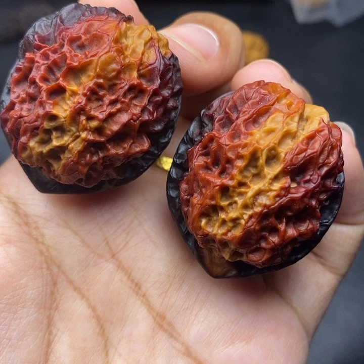 文玩核桃把件40尺珊瑚绣球