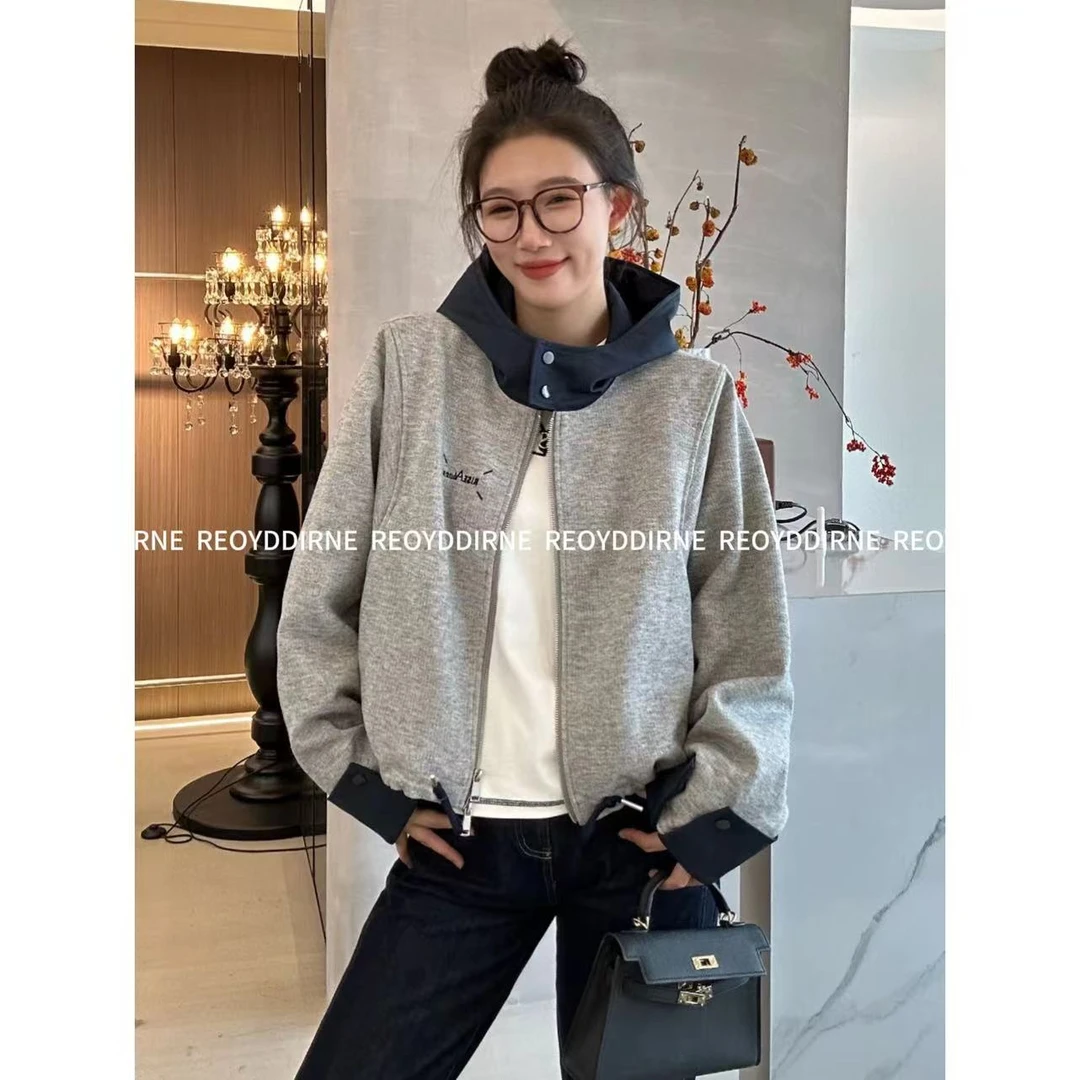 兔兔TUTU-【Reoyddirne】25早春韩版新款连帽修身棉服外套118171