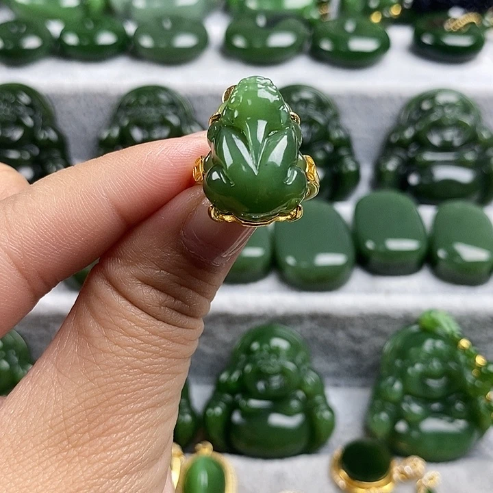 和田玉（碧玉）未镶嵌项链