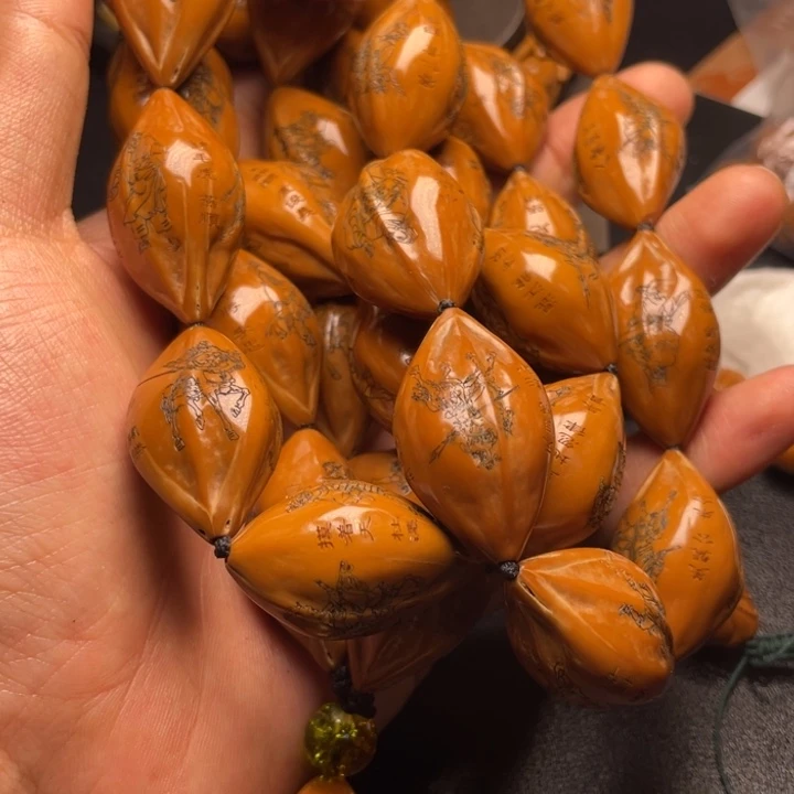 橄榄核手串/手链橄榄绿