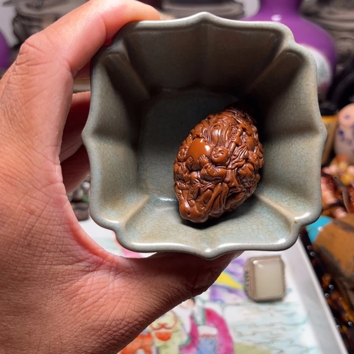 杯子精品汝窑主人杯
