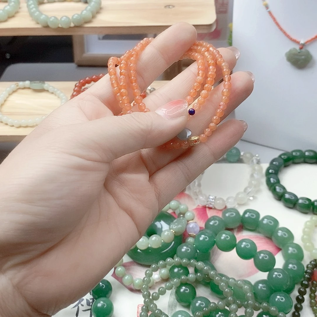 未镶嵌手链和田玉（糖玉）