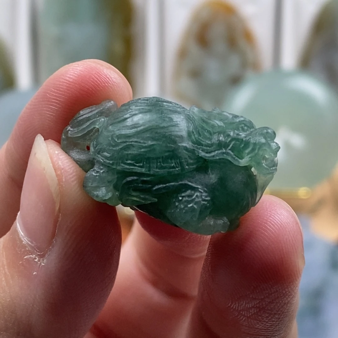 未镶嵌定制翡翠龙龟