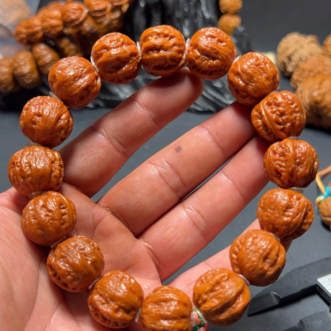 手串文玩核桃尺寸边肚20高18