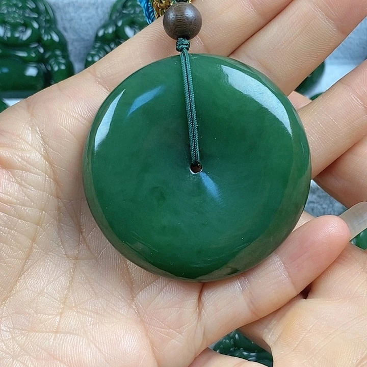 和田玉（碧玉）未镶嵌吊坠(不含链)51