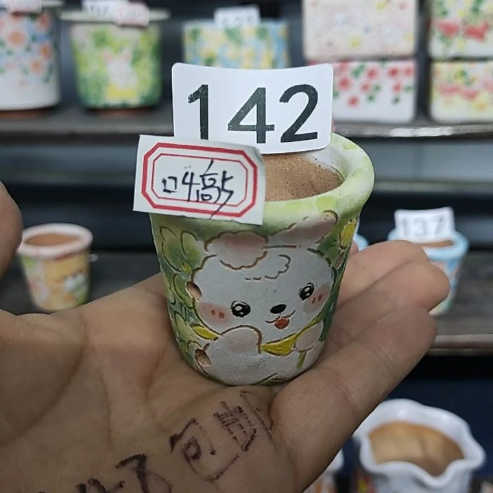 瑕疵默认微瑕手工多肉植物花盆