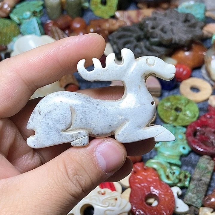 和田玉未镶嵌颈饰109