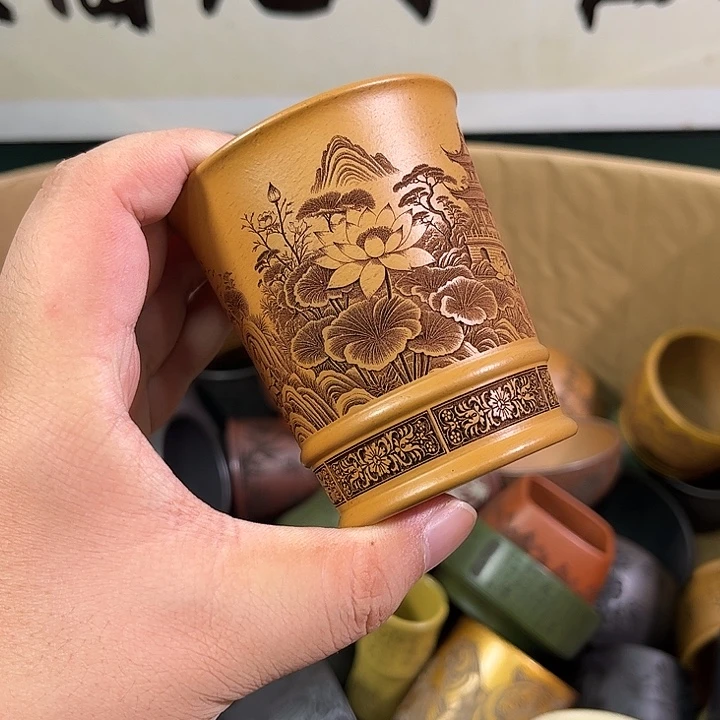 茶杯紫砂全手工紫砂主人杯