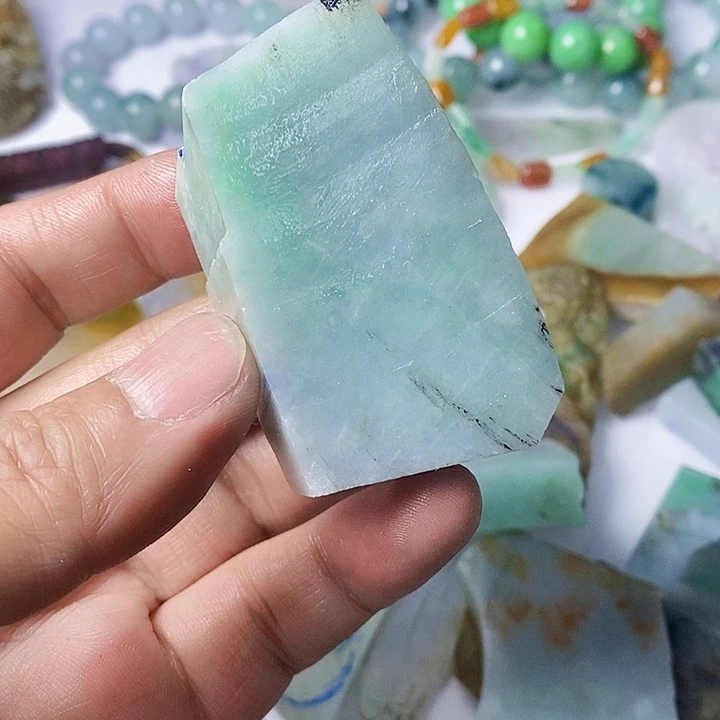 翡翠散珠天然翡翠A货