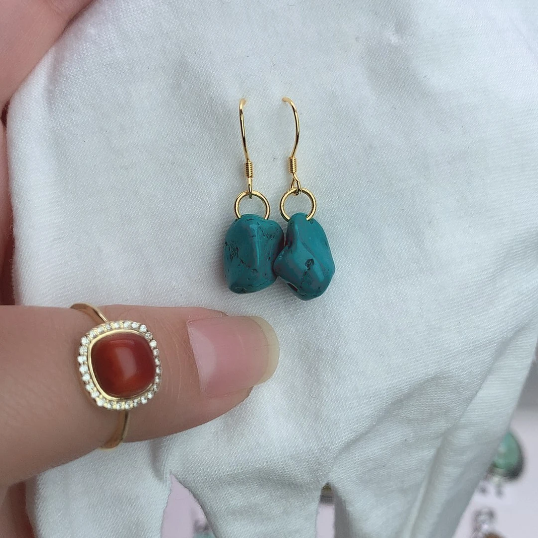 石***榴南红玛瑙银S925镶嵌珠宝奇石