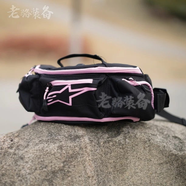 A星摩托车骑行腰包机车装备摩旅骑士收纳包户外斜挎包A星腰包