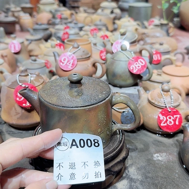 茶壶紫砂坭兴陶柴烧