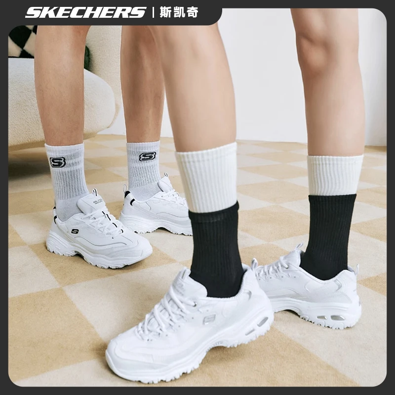 Skechers斯凯奇小白熊|熊猫鞋女秋厚底增高老爹鞋百搭休闲鞋11931