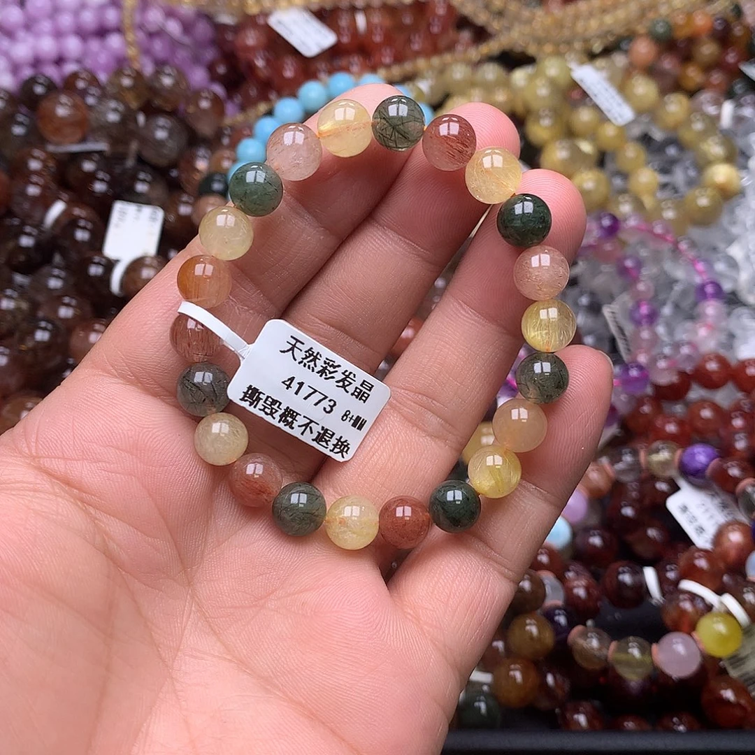 水晶手链未镶嵌，，