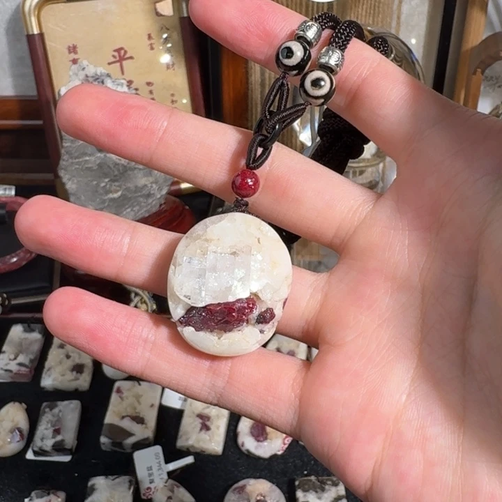隔***赵天然辰砂朱砂吊坠