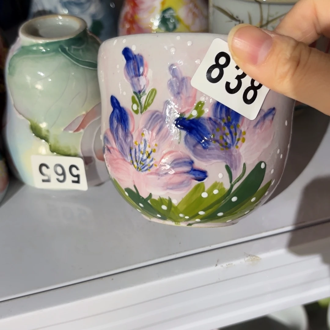 景德镇手绘高温釉下彩陶瓷茶具