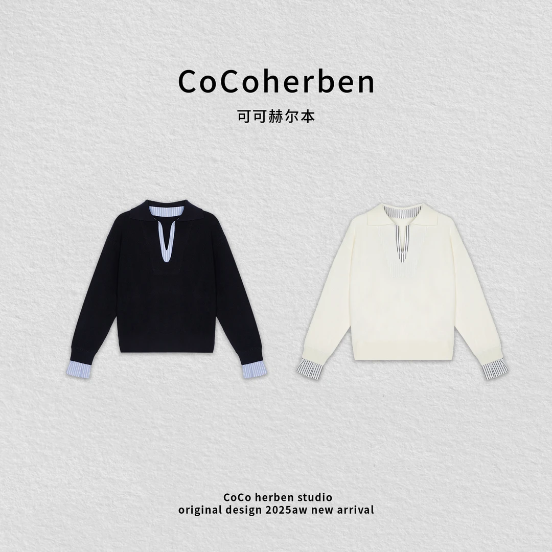 【高奢订单】秋季上新极简老钱风开衫简约针织衫HBT0248