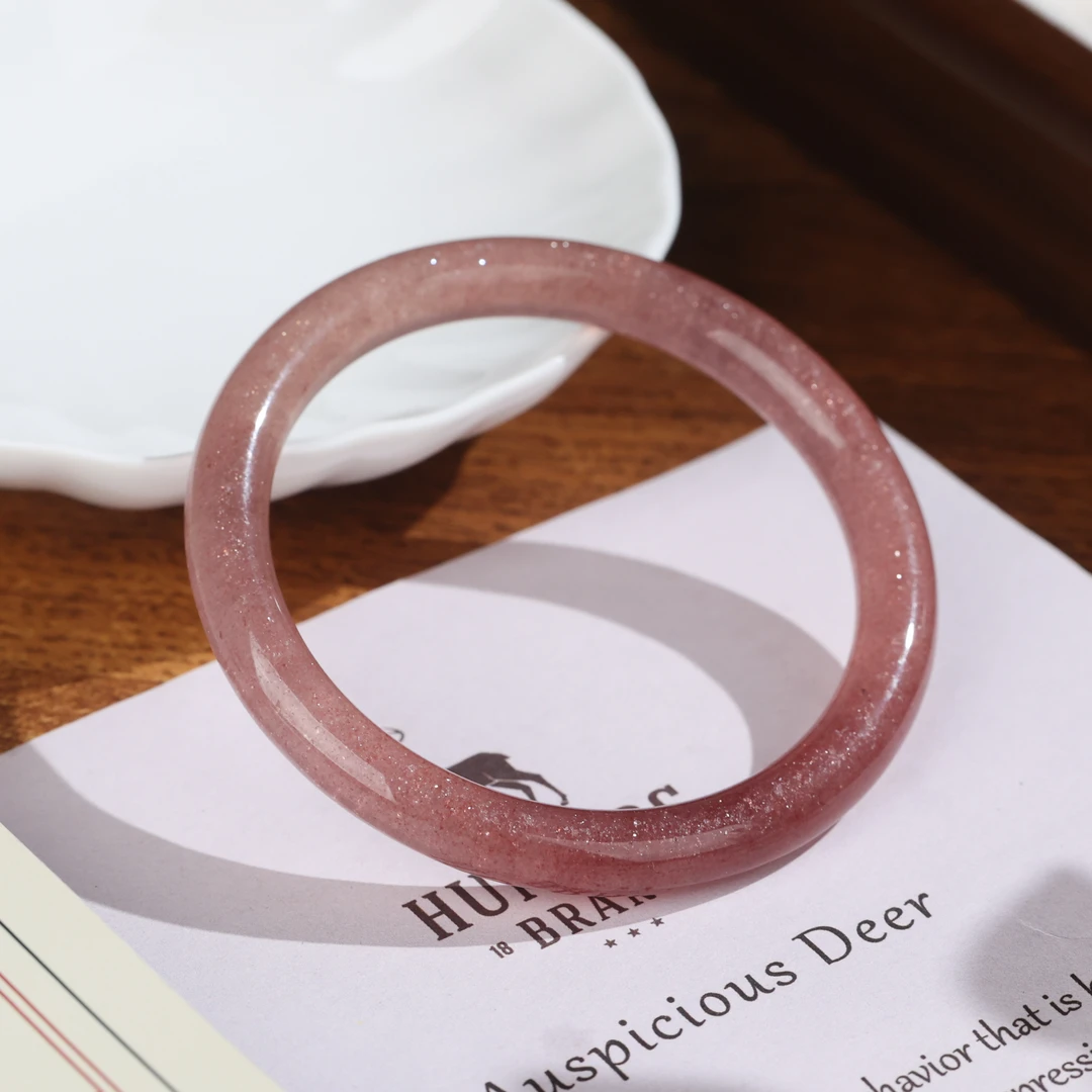 【诗语】草莓晶手串多样性发一  T1-206