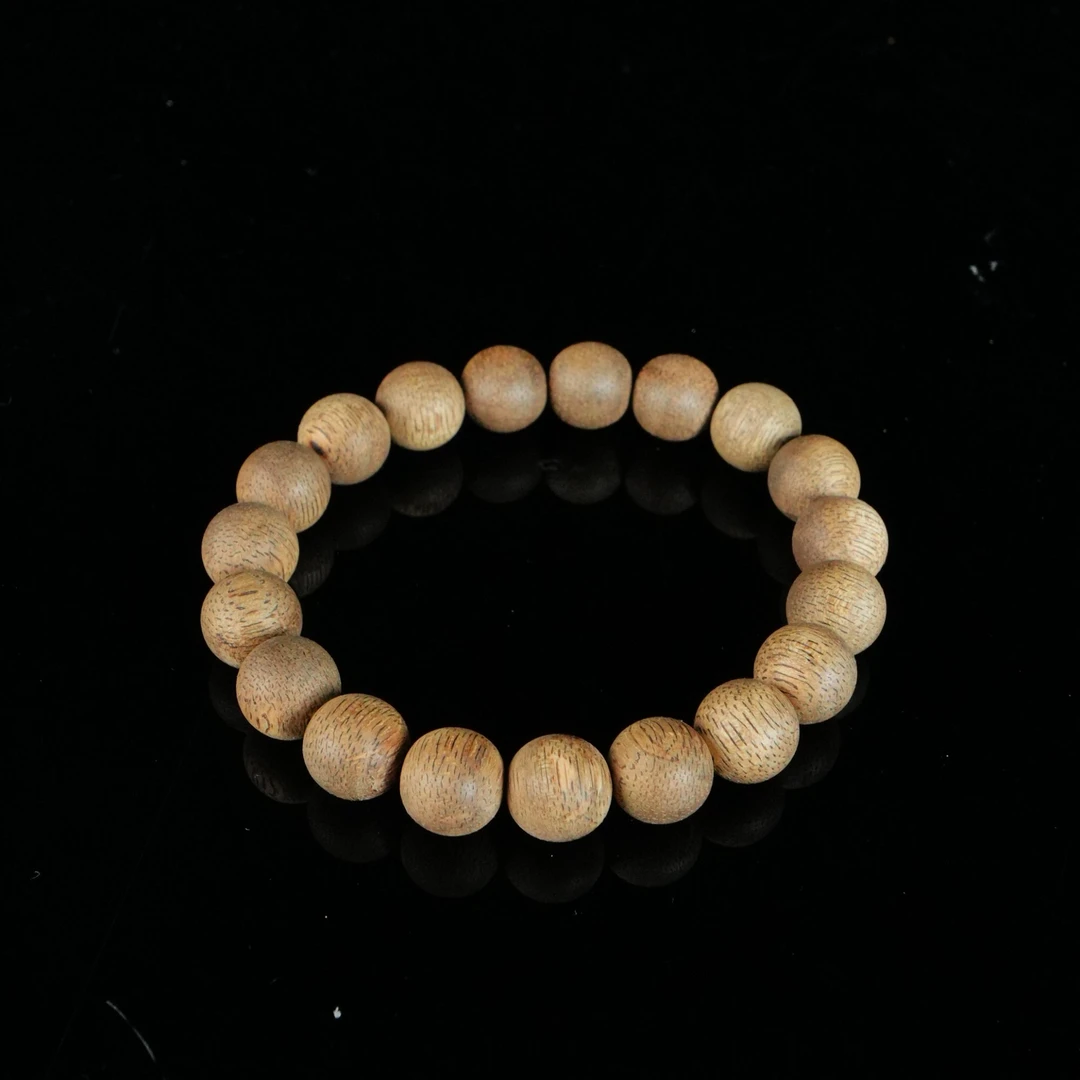 B5727 巴布亚绿底粗纹沉香手串 1.18cm 8.7g