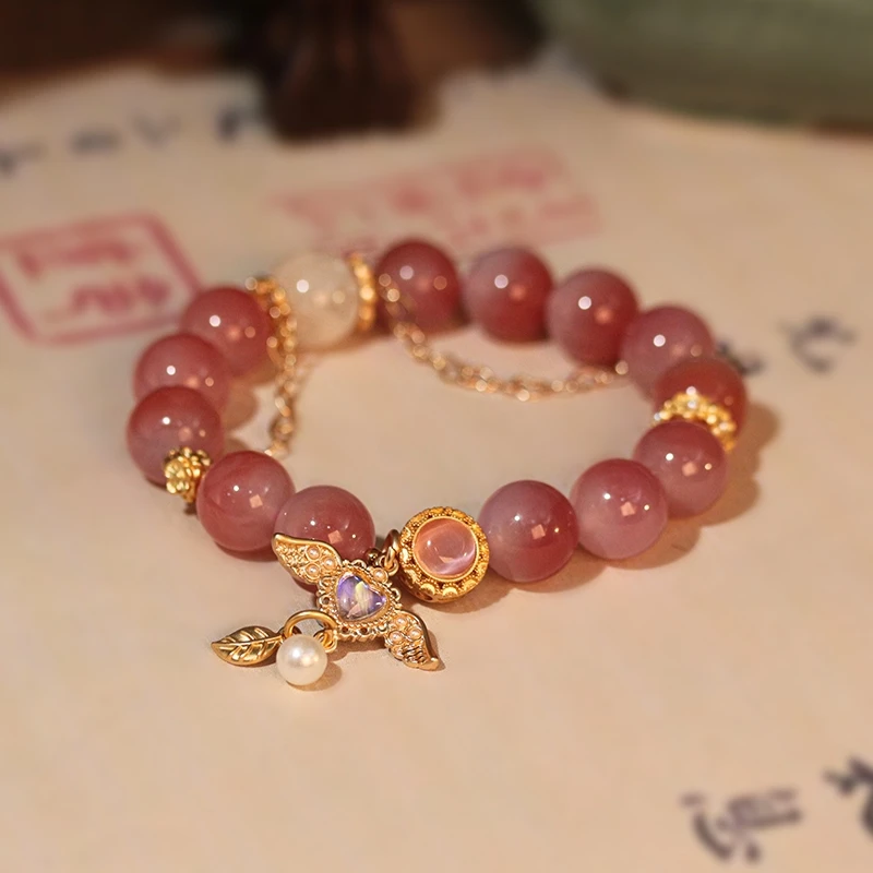 九福晶典 玛瑙仙女手串 LX90805