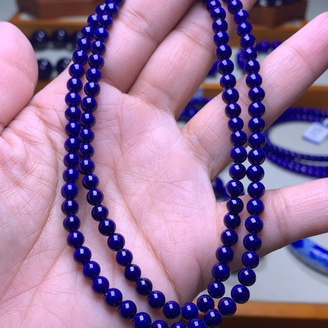 青金石手链未镶嵌4.8mB0273