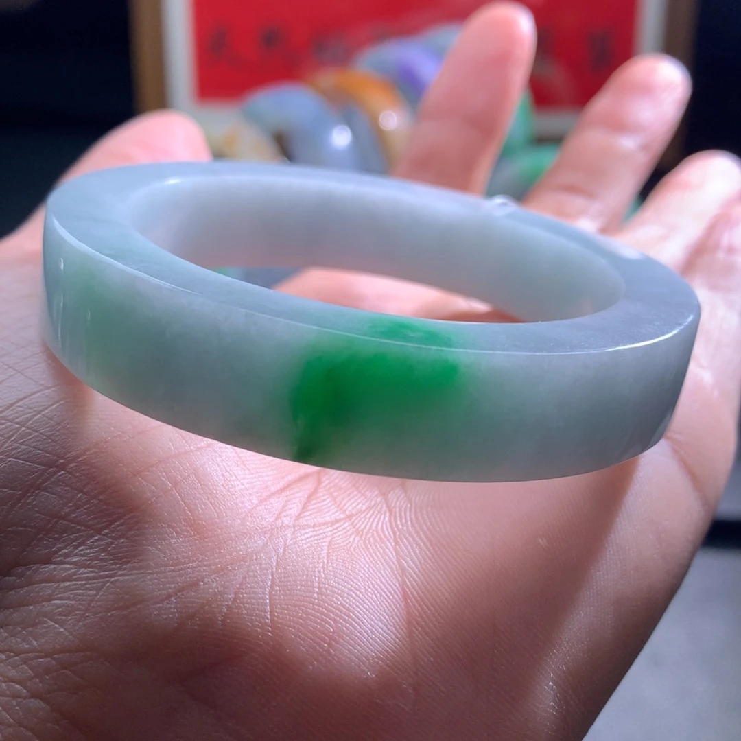 定制翡翠未镶嵌翡翠57-60圈口